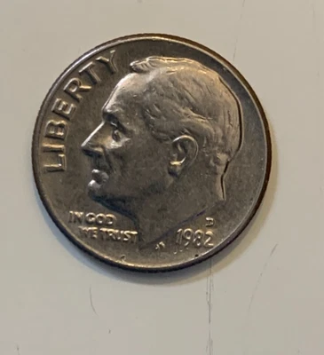 1982 D USA one dime coin - Image 1 of 2