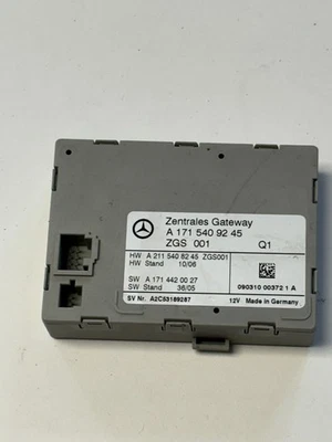 Centralina gateway centrale Mercedes Benz R171 SLK A1715409245 ZGW - Immagine 1 di 2