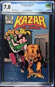 Ka-Zar the Savage #26 CGC 7.0 Marvel Comics 1983 Bruce Jones Spider-Man App - Picture 1 of 2