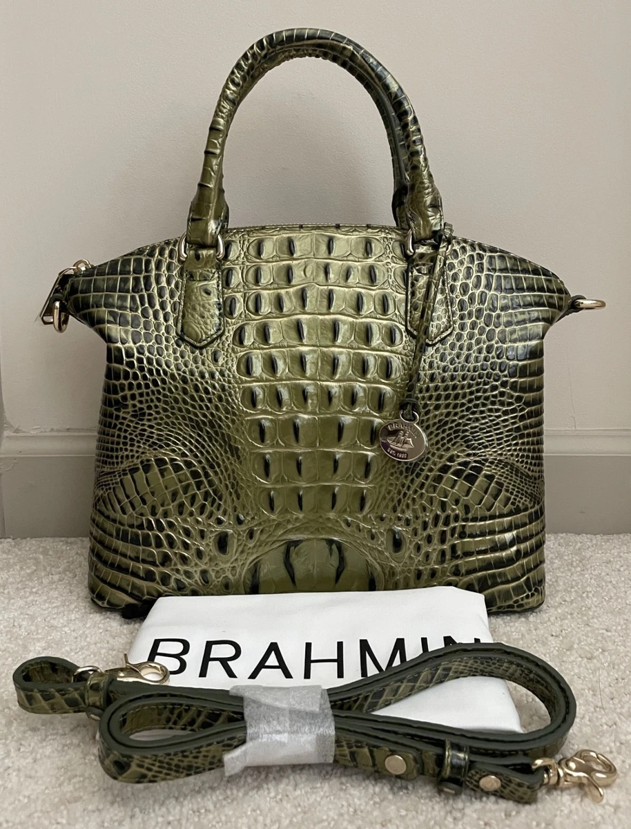 BRAHMIN Große Duxbury Umhängetasche – Golden Rod Ombre Melbourne – Mit Abnehmbarem Gurt