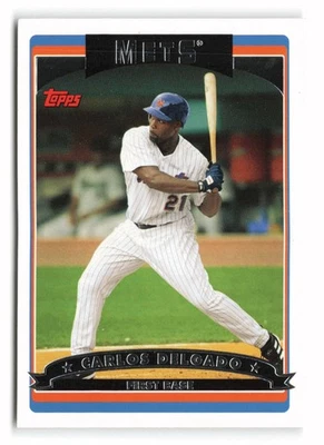 2006 Topps Opening Day #125 Carlos Delgado New York Mets - Image 1 of 2