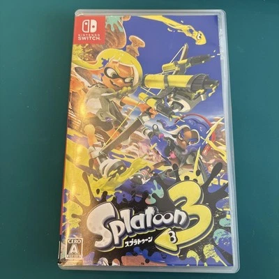 Splatoon 3 Nintendo Switch Tested Used Japanese Games Japanese ver w/box - Image 1 of 2