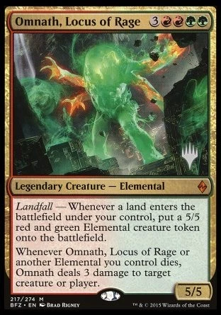 Omnath, Locus of Rage (Promo Pack) [Battle for Zendikar Promos] - Image 1 of 1