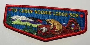 OA Lodge 508 Tu-Cubin Noonie Utah Red WWW  Boy Scout DC4 - Picture 1 of 1