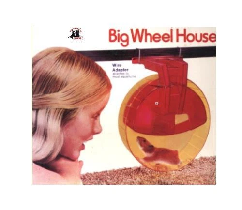 Hamsterrad mit integrierten  Haus / Big Wheel House - Riesenrad für Hamster - Bild 1 von 1