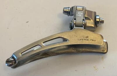 Vintage Road Bike Suntour Superbe Pro Braze On Front Derailleur - Image 1 of 4