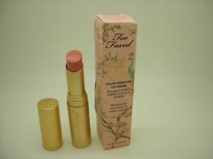 TOO FACED LA CREME COLOR DRENCHED LIP CREAM LIPSTICK TAFFY (A PINK NUDE SHADE)