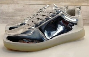 Flashys Mirror Chrome Skateboarding Shoes Athletic Shoes Womens/Girls Size 7 VGC - Picture 1 of 11