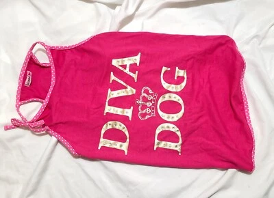 Camisa Lulupink Perro XXL Diva Perro Rosa Princesa Reina Corona 24-27 pulgadas Ajustable Foto 1 de 4