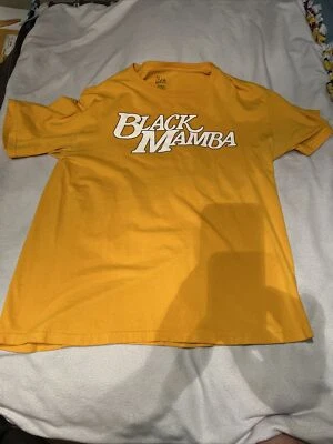 RARE Kobe Bryant #24 Black Mamba T-Shirt Majestic Los Angeles Lakers Large! - Image 1 of 3