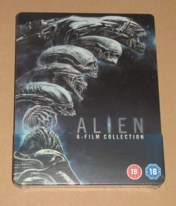 Alien 1-6 Limited Blu Ray Steelbook 6 Film Collection UK Exclusive - Sealed - Picture 1 of 2