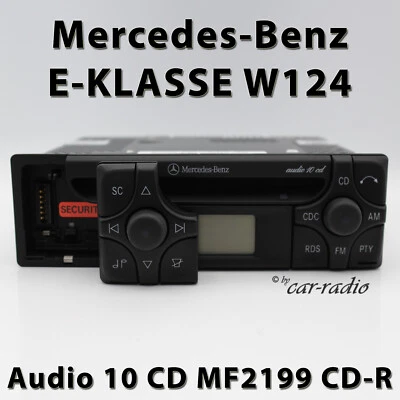 Original Mercedes W124 Radio Audio 10 CD MF2199 CD-R E-Klasse S124 Autoradio RDS - Bild 1 von 4
