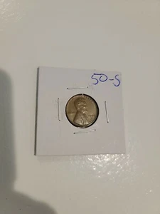 1950 S Lincoln Wheat Cent Penny Free Shipping - Picture 1 of 4