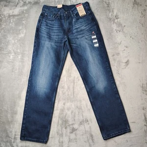Jeans Levi's 550 uomo 29x32 blu relaxed fit denim western rodeo sbiadito nuovo con etichetta - Foto 1 di 10