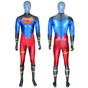 Superboy Cosplay Mono Superman Body Disfraz Adulto Niños Traje Halloween - Imagen 1 de 8