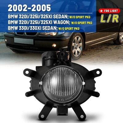 Faro antiniebla lateral derecho para BMW Serie 3 E46 M3 2002-2005 parachoques delantero transparente Foto 1 de 4