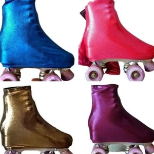 Copripattini Colorati in Lycra e Lurex per Pattinaggio - Taglie dal 28alla 44 - Foto 1 di 9