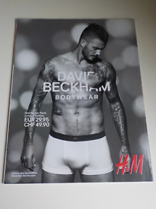 H&M Magazine Winter 2012 Vintage Fashion Lookbook Wäsche Katalog David Beckham