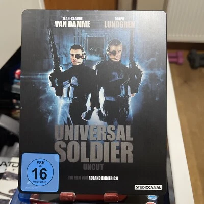 UNIVERSAL SOLDIER (Uncut) Blu Ray,STEELBOOK,NEW & Not Sealed, English & Deutsch. - Image 1 of 2