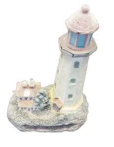 Vintage K's Collection Lighthouse Series Sandy Hook Soft Covering Glittery - Picture 1 of 9