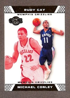 2007-08 Topps Co-Signers Gold #61 Michael Conley Rudy Gay /109 - Image 1 of 3