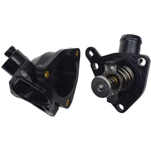 1Set Thermostat and Housing Case For 2002-2006 Honda CRV CR-V 2.4L 19301-PNA-003 - Picture 1 of 9