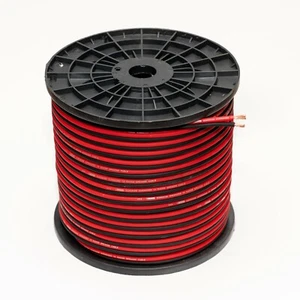5 METRES 12 GAUGE COPPER CLAD ALUMINIUM SPEAKER WIRE RED/BLACK CCA 12 AWG - Picture 1 of 2