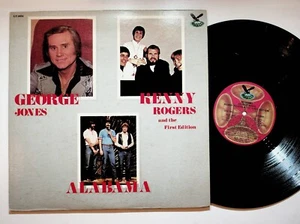 1982 George Jones Alabama Kenny Rogers & The First Edition Vinyl LP Record - Picture 1 of 4