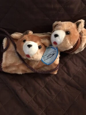 Manguito de oreja y mano OSO (calentador de manos nuevo con etiquetas) cordón de cuello en manguito HOUSE OF LLOYD... Foto 1 de 4