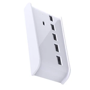 White 6-Port Extend USB Hub Adapter Splitter For Sony PS5 PS4 Pro Game Console H - Picture 1 of 6