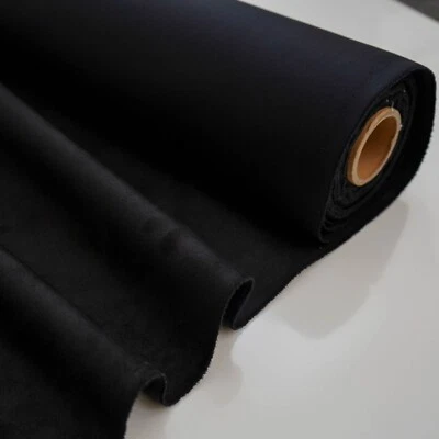 Alcantara Stil Schwarz Einsatz Stretch Wildleder Stoff Auto Headliner Rand Prise - Bild 1 von 4
