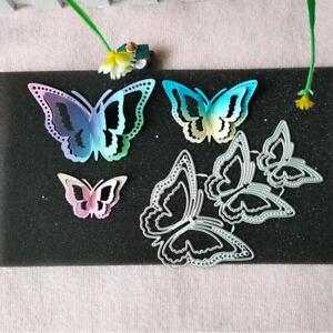 Papillon matrices de coupe de métal scrapbooking papier artisanat moule gaufrage pochoirs