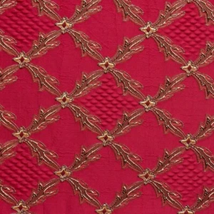 Diamond Red Renaissance Jacquard Upholstery drapery fabric by the yard 54" WIDE - Picture 1 of 1