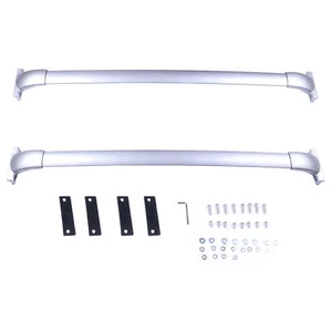 For Nissan Pathfinder 13-21 Aluminum Silver Roof Rack Cross Bar Luggage Carrier - Picture 1 of 14