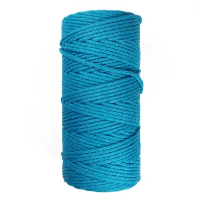 eJoyce Macramé Cordón 3mm x 109 Yardas Color Algodón 4 Hilos Cuerda Cordón, EJ-2006C - Imagen 1 de 4