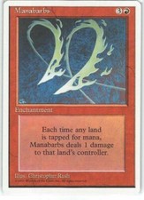 Manabarbs 4th Edition Moderate Play MTG Magic DNA GAMES