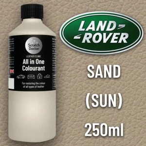 Leather Paint LAND ROVER Car Seat SAND SUN All in One 250ml Dye for Repairing - Picture 1 of 7