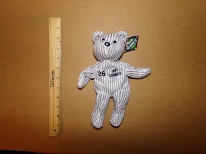 vintage w/Tags Salvino Sports Beanie Bear "WELLS" Beano’s Bammers - Picture 1 of 2