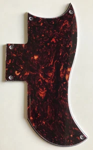 Brown tortoise Fits Gibson SG 61 Reissue Style Guitar Pickguard Scratch Plate - Picture 1 of 7