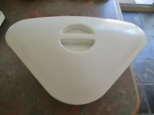 Vintage Tupperware Triangle Storage With Lid - Picture 1 of 6