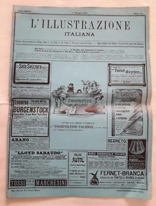 L'Illustrazione Italiana Il Gran Premio del commercio a San Siro n.20 anno 1908 - Imagen 1 de 3