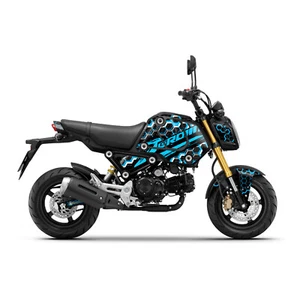 For Honda GROM 125 2021 2022 2023 Wrap Fairing Stickers Set Hex Aqua - Picture 1 of 5