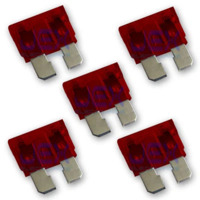5X 10 AMP ATO/ATC Fuse Medium Blade Style Amp/Car/RV/Boat 12V/24V/32V 10A LOT - Image 1 of 3