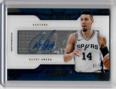 丹尼·格林 2018 - 19 帕尼尼自治领主展亲笔签名金色/10 签名 SP — 第 1/2 张图片