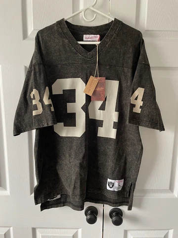 BO JACKSON Mitchell & Ness Raiders Authentic Jersey Acid Wash, Men’s Large Cover