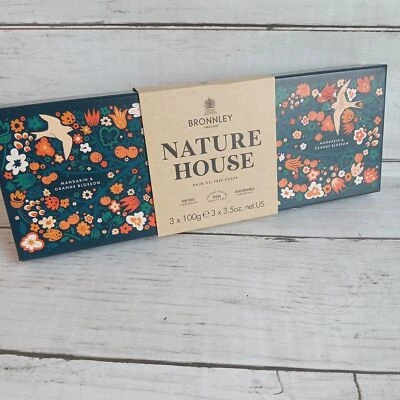 Jabón Bronnley Nature House mandarina y azahar 3 barras  Foto 1 de 2