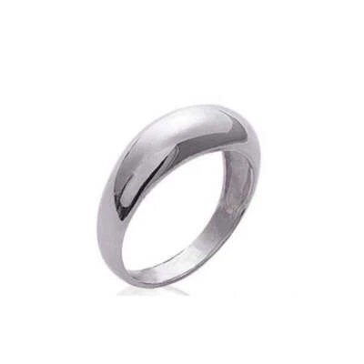 Anello Fede Bombato Argento 925 Millesimi Gioielli Taglie Scelta T 48 A T 60 - Immagine 1 di 4