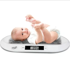 Bilancia Digitale Per Neonati E Bambini con Piattaforma 56x26cm Display Digitale - Foto 1 di 13