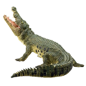 Mojo NILE CROCODILE MOVING JAW Wild zoo animals play model figure toys plastic - Picture 1 of 6