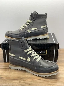 NIB STACY ADAMS Leather Chukka Boot Gray Mens Size 7.5 - Bild 1 von 18